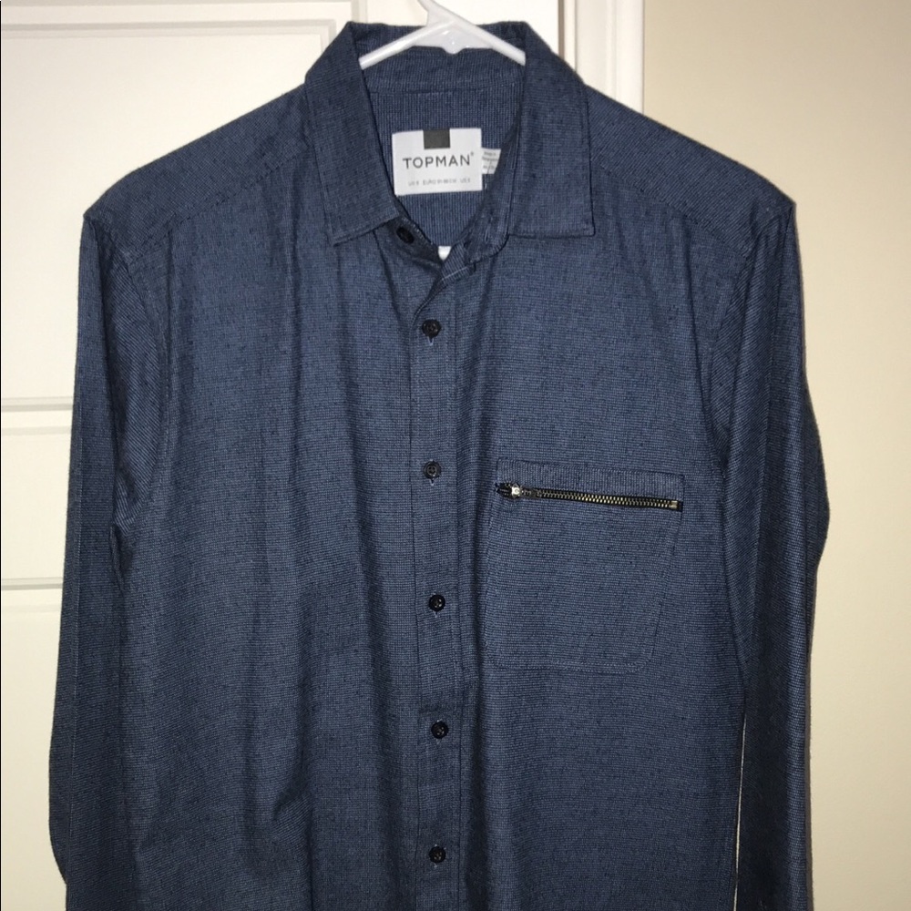 Long sleeve Topshop trendy Dress shirt